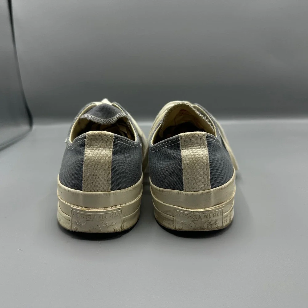 Comme des Garcons PLAY Converse Chuck 70 Low Grey Heart Sneakers Womens 8 Mens 6